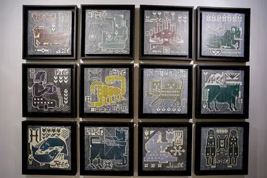 نمایشگاه آثار ایرج اسکندری در گالری ساربان