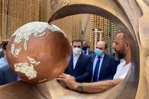 ببینید: افتتاح پاویون ایران در اکسپو ۲۰۲۰/ از فرش و موسیقی ایرانی تا به پرواز درآمدن سیمرغ 
