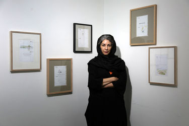 نمایشگاه آثار ندا رضوی‌پور در گالری زیر زمین دستان