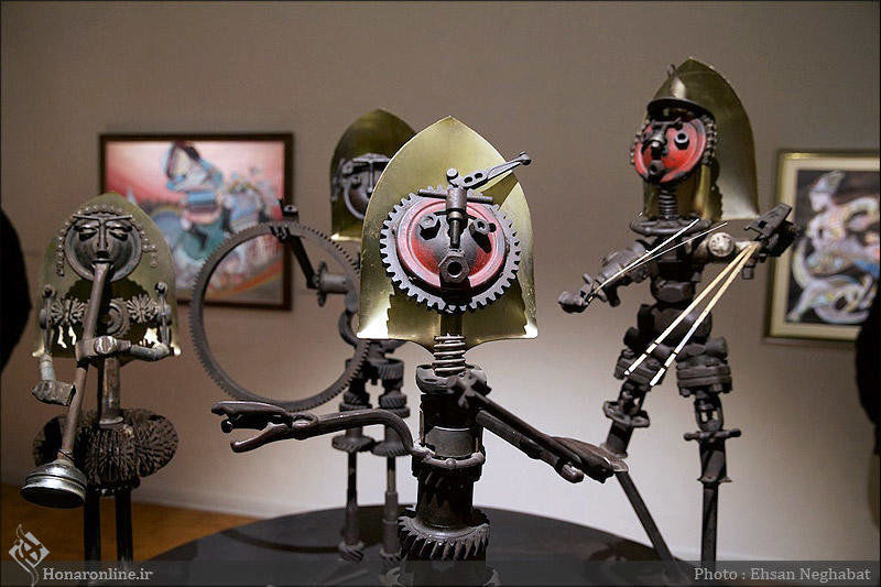 Jazeh Tabatabai in the Shahrivar Gallery