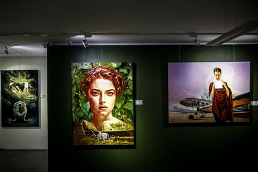 مایشگاه طراحی و نقاشی یحیی رویدل در گالری دیلمان