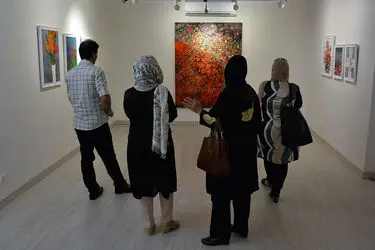 نمایشگاه نقاشی‌های نیوشا نیوژپور در گالری دید
