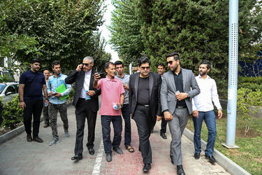 تشییع پیکر زنده‌یاد داریوش اسدزاده از مقابل خانه هنرمندان