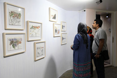 نمایشگاه آثار دو و سه‌بعدی شقایق عربی و فریدون آو در گالری دستان دو