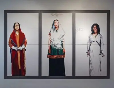 عکس‌ها/ زنان پرسش برانگیز افشین پیرهاشمی در گالری بوم
