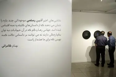 نمایشگاه نقاشی‌های آذین رستمی در گالری ویستا