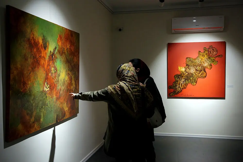 نمایشگاه آثار مسعود نهاوندی در گالری فرمانفرما