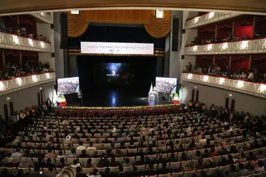 آیین بدرقه تیم ملی فوتبال ایران و رونمایی از سرود تیم ملی در تالار وحدت