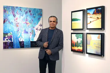 نمایشگاه نقاشی رضا بیگناه در گالری مژده