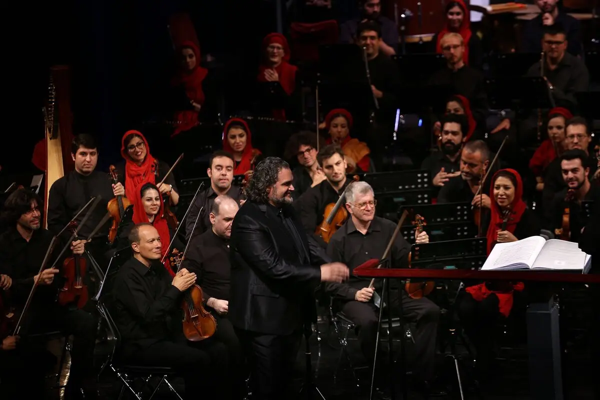 کنسرت مشترک ارکستر سمفونیک تهران و ارسکتر فستیوال راونا به رهبری ریکاردو موتی در تالار وحدت