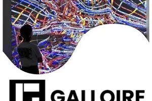tomorrow Galloire art gallery Opening With Daniel Canogar' artworks 