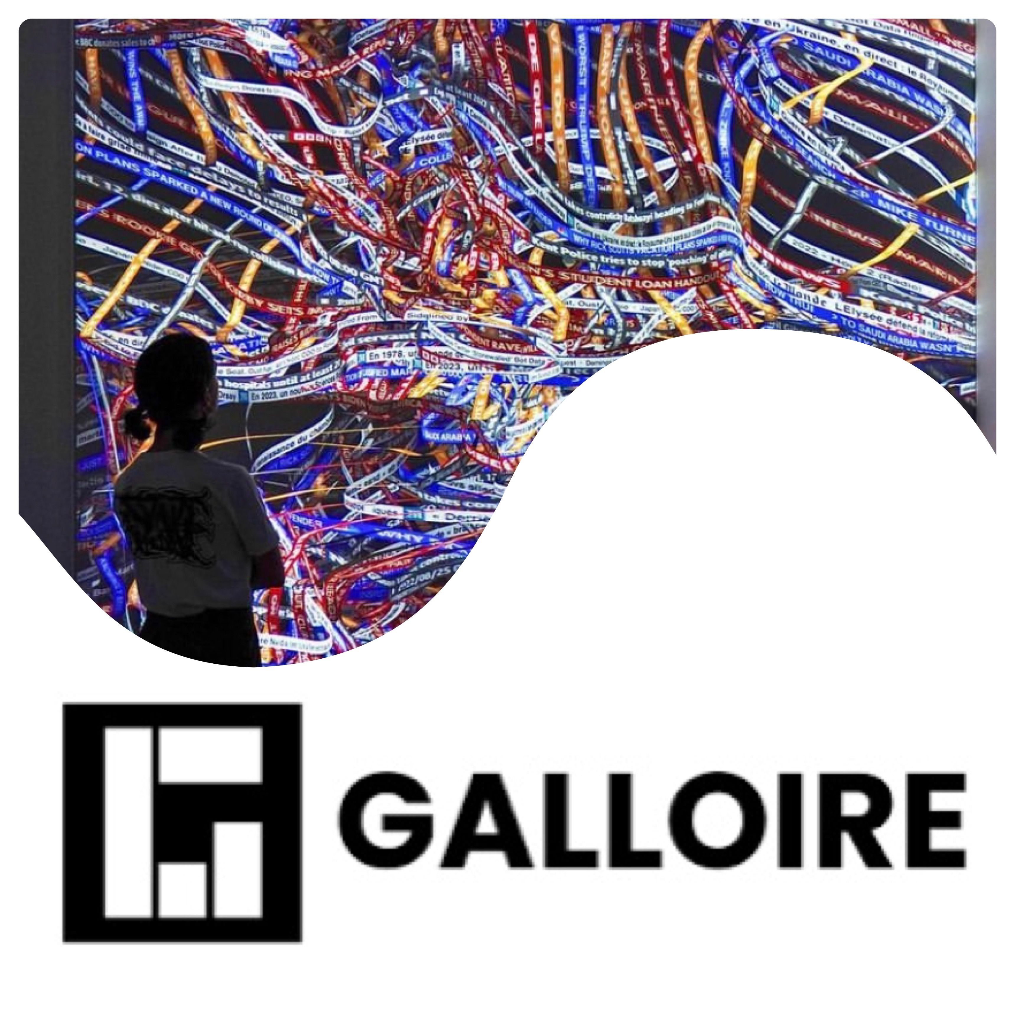 tomorrow Galloire art gallery Opening With Daniel Canogar' artworks 