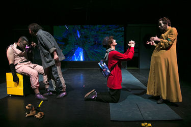 نمایش "ماجرای عجیب سگی در شب" در عمارت نوفل‌لوشاتو