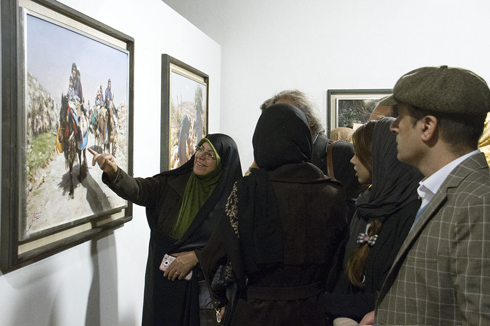 نمایشگاه نقاشی رحیم نوه سی در گالری فرهنگسرای نیاوران