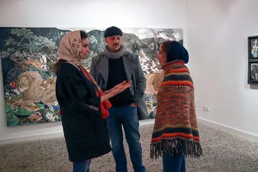 نمایشگاه نقاشی الهام نفیسی در گالری هما