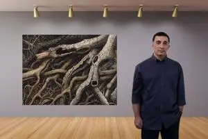 Aref Geranmayeh and Contemporary Watercolors at Mojdeh Gallery