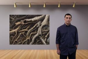Aref Geranmayeh and Contemporary Watercolors at Mojdeh Gallery