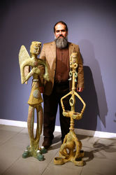 افتتاحیه نمایشگاه آثار حجمی سمیرا دریا و میثم نژاد رسولی در گالری ویستا