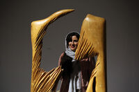 Fatemeh Emdadian Sculpture Expo in Iranshahr Gallery