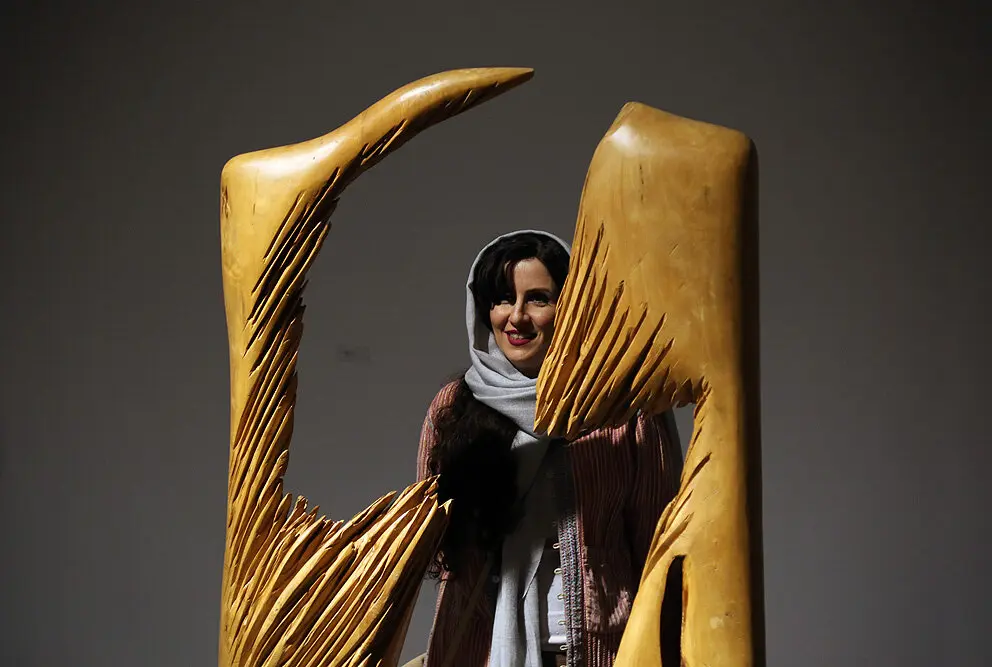 Fatemeh Emdadian Sculpture Expo in Iranshahr Gallery