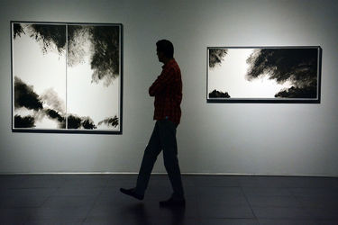 نمایشگاه نقاشی‌های آب‌مرکب پری‌یوش گنجی در گالری ایرانشهر