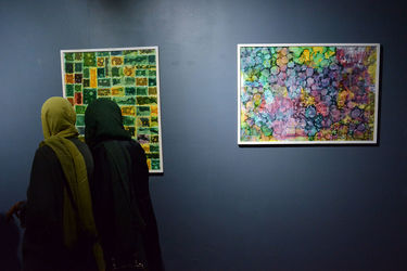 نمایشگاه نقاشی های کاوه آفاق در گالری ثالث