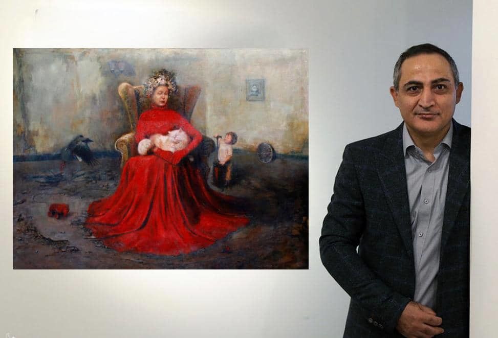 عظیم مرکباتچی و بانوی سرخ‌پوش؛ صحنه ای با شکوه از نمادها و رازها