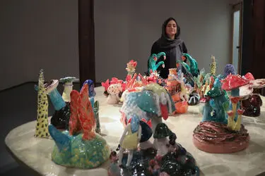 نمایشگاه سرامیک درسا اسدی در گالری طراحان آزاد