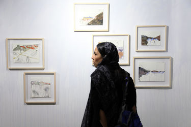 نمایشگاه آثار دو و سه‌بعدی شقایق عربی و فریدون آو در گالری دستان دو