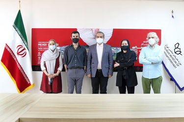 مهدی سحابی در موزه هنرهای معاصر تهران و نشست خبری مژده طباطبایی، احسان آقایی، سهراب احمدی