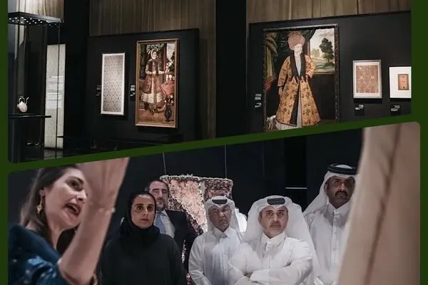 the Fashioning an Empire: Textiles from Safavid Iran Exhibition opened at the MIAQatar
