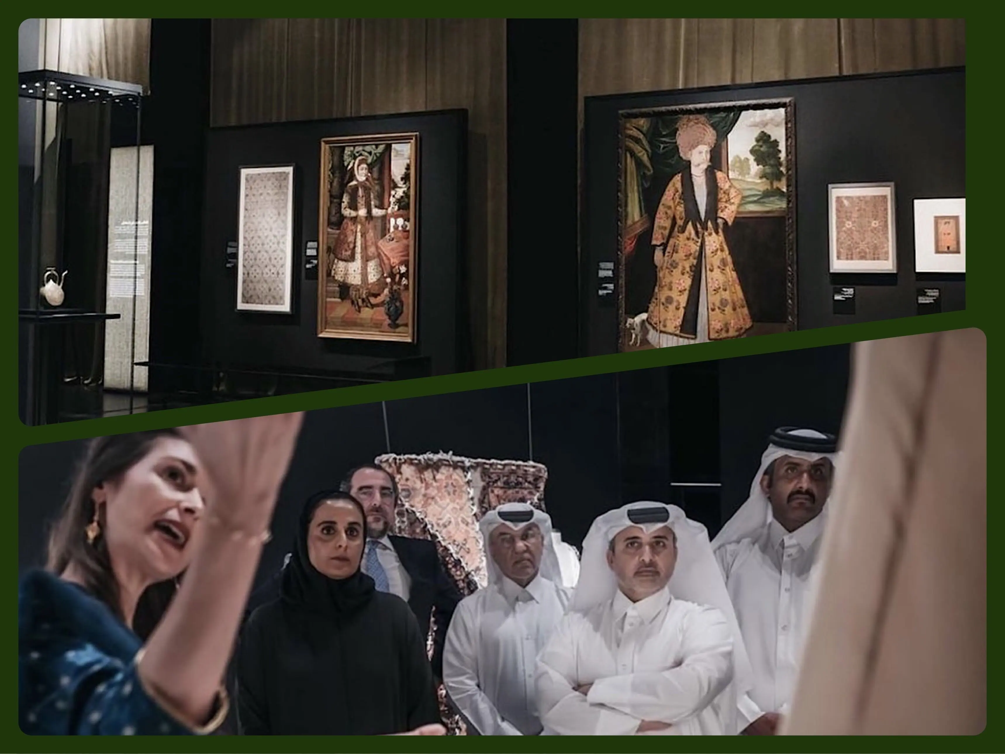 the Fashioning an Empire: Textiles from Safavid Iran Exhibition opened at the MIAQatar
