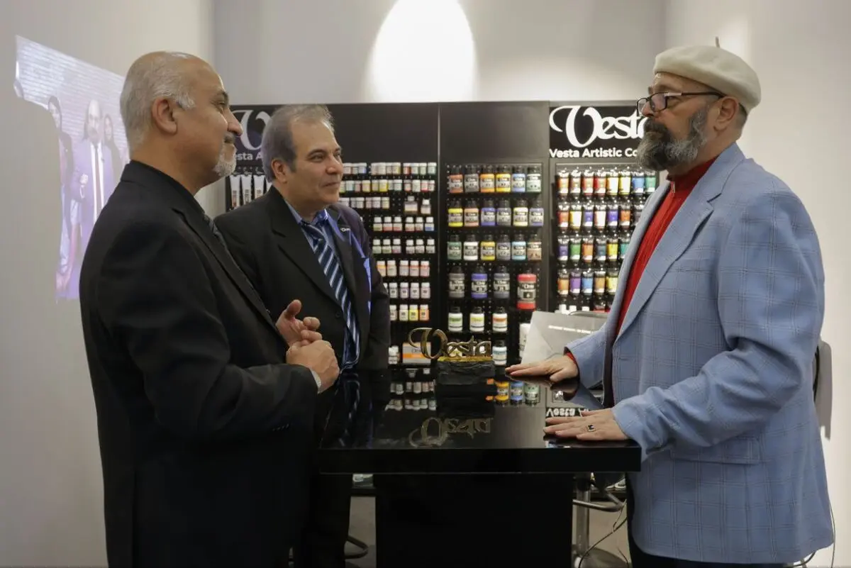 Vesta Color at the first Tehran Art Fair