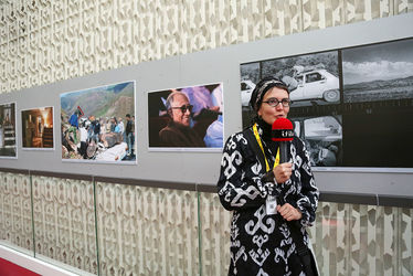 افتتاح نمایشگاه تصویر"بزرگداشت کیارستمی " در جشنواره جهانی فجر